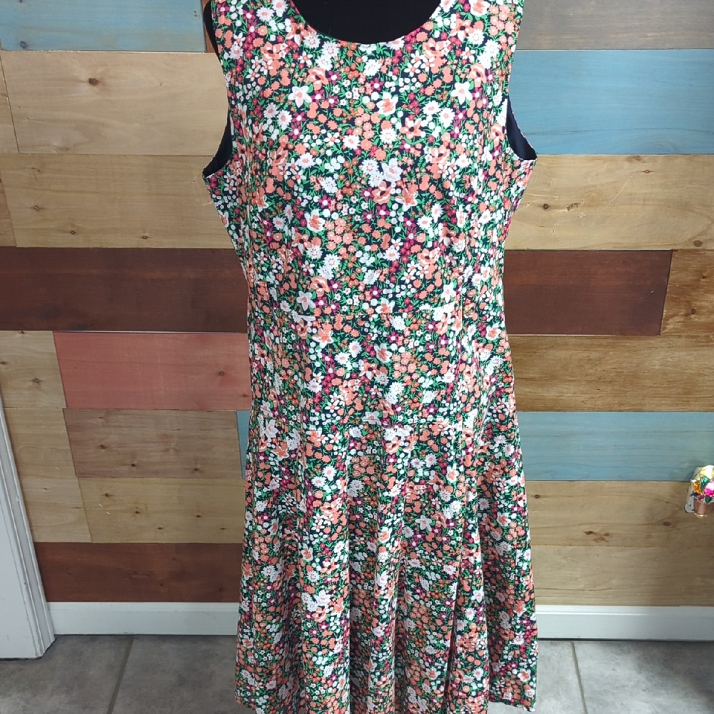 Tommy Hilfiger Floral Print Midi Dress